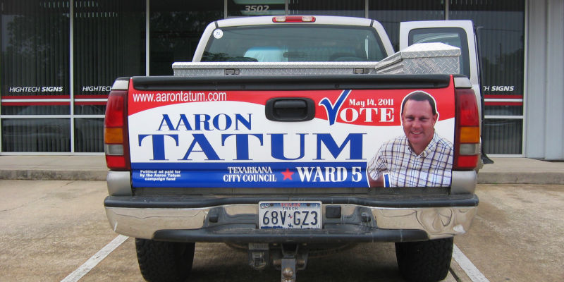 Political Signs in Texarkana, TX